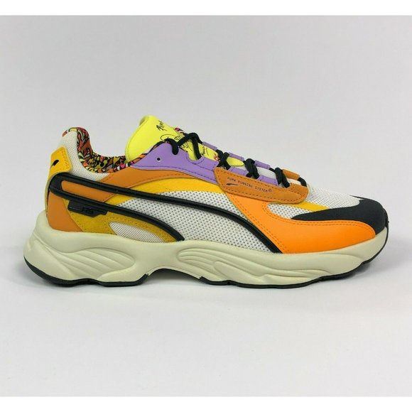Puma Other - Puma x Romero Britto RS-Connect Shoes Sneakers Yellow White Black 382168-01